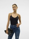 Vero Moda Čierne dámske základné tielko VERO MODA Maxi My