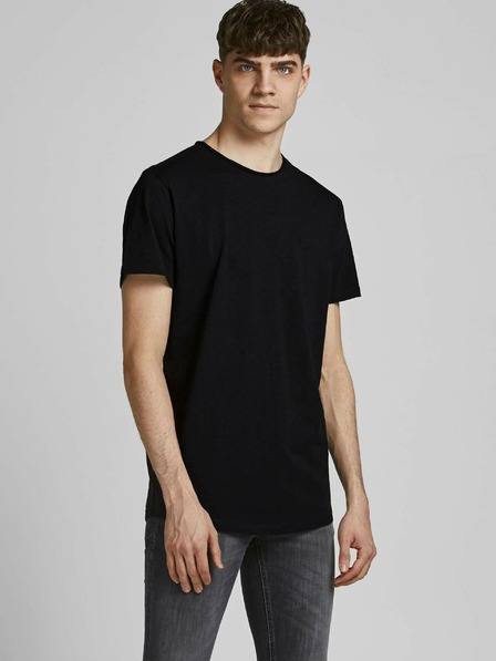 Jack & Jones Čierne základné tričko Jack & Jones Basher