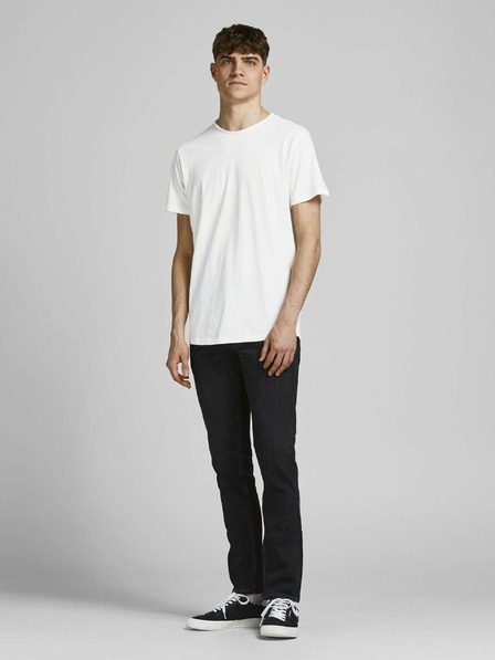 Jack & Jones Krémové základné tričko Jack & Jones Basher