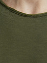 Jack & Jones Khaki základné tričko Jack & Jones Basher