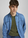 Jack & Jones Khaki základné tričko Jack & Jones Basher
