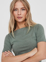 Vero Moda Zelené dámske základné tričko VERO MODA Panda