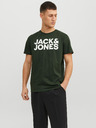 Jack & Jones Tmavozelená pánska košeľa Jack & Jones Corp.
