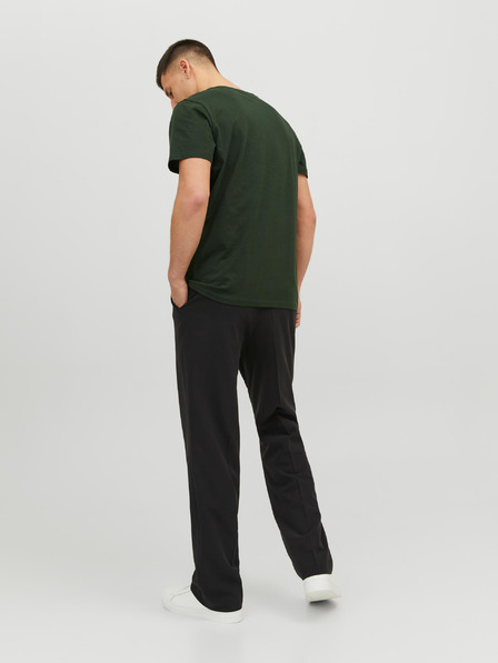 Jack & Jones Tmavozelená pánska košeľa Jack & Jones Corp.