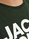 Jack & Jones Tmavozelená pánska košeľa Jack & Jones Corp.