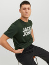 Jack & Jones Tmavozelená pánska košeľa Jack & Jones Corp.