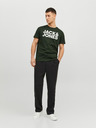 Jack & Jones Tmavozelená pánska košeľa Jack & Jones Corp.