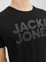 Jack & Jones Čierna pánska košeľa Jack & Jones Corp