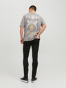Jack & Jones Čierne pánske džínsy úzkeho strihu Jack & Jones Liam