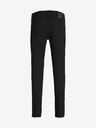 Jack & Jones Čierne pánske džínsy úzkeho strihu Jack & Jones Liam
