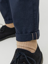 Jack & Jones Tmavomodré pánske skrátené chino nohavice Jack & Jones Marco