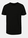 Jack & Jones Sada dvoch čiernych pánskych tričiek Jack & Jones Basic s krátkym rukávom