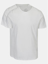 Jack & Jones Sada dvoch bielych pánskych tričiek Jack & Jones Basic s krátkym rukávom