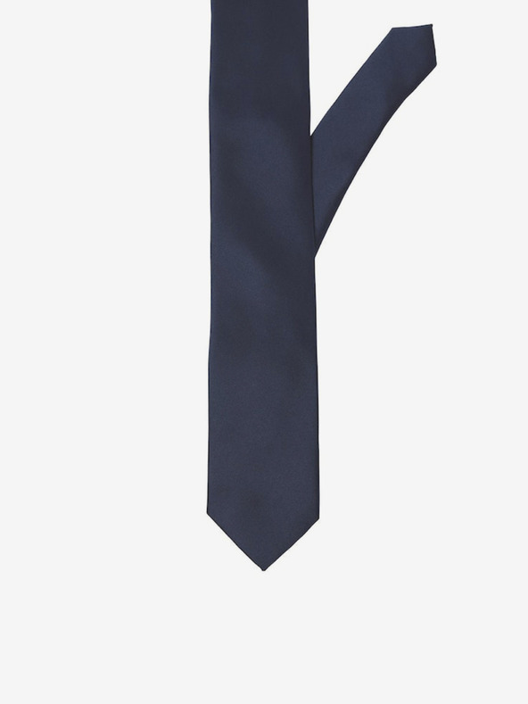 Jack & Jones Tmavomodrá kravata Jack & Jones Solid