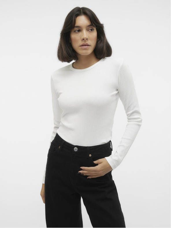 Vero Moda Biele dámske tričko Vero Moda Chloe