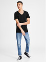 Jack & Jones Čierne základné tričko Jack & Jones Basic