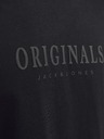 Jack & Jones Čierne pánske tričko Jack & Jones Frederiks
