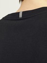 Jack & Jones Čierne pánske tričko Jack & Jones Frederiks