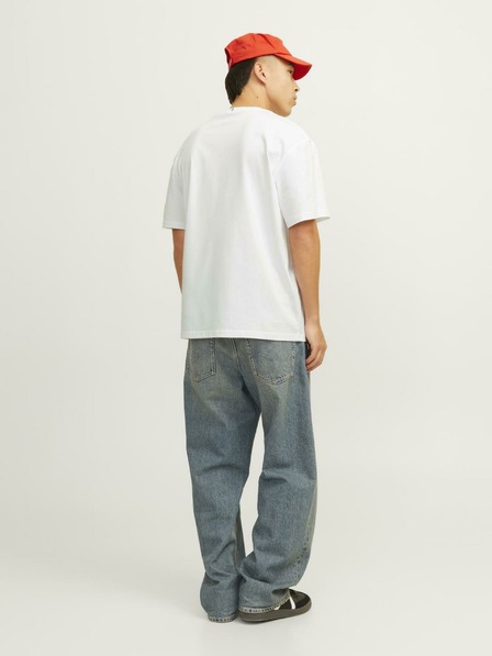 Jack & Jones Biele tričko Jack & Jones Frederiks pre mužov