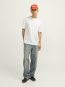 Jack & Jones Biele tričko Jack & Jones Frederiks pre mužov