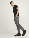 Jack & Jones Šedé pánske chino nohavice Jack & Jones Marco