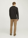 Jack & Jones Svetlohnedé pánske chino nohavice Jack & Jones Marco