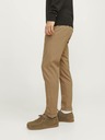 Jack & Jones Svetlohnedé pánske chino nohavice Jack & Jones Marco