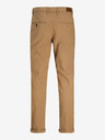 Jack & Jones Svetlohnedé pánske chino nohavice Jack & Jones Marco