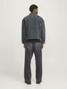 Jack & Jones Tmavosivé pánske džínsy rovného strihu Jack & Jones Iron