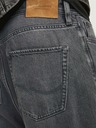 Jack & Jones Tmavosivé pánske džínsy rovného strihu Jack & Jones Iron