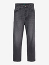 Jack & Jones Tmavosivé pánske džínsy rovného strihu Jack & Jones Iron