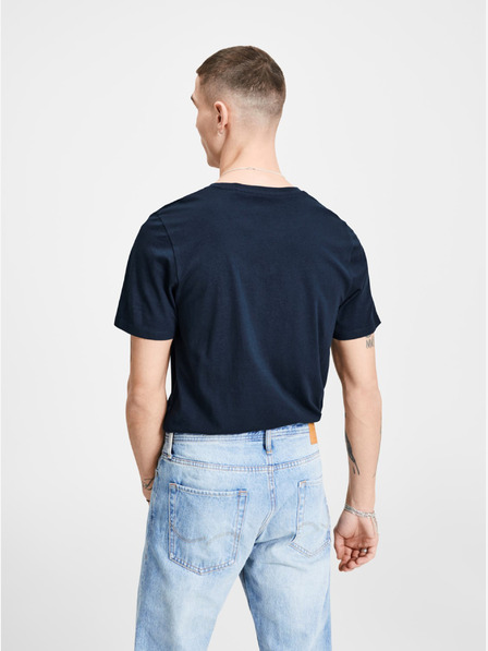 Jack & Jones Modré tričko Jack & Jones