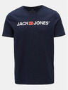 Jack & Jones Modré tričko Jack & Jones