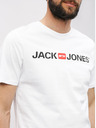 Jack & Jones Biele tričko Jack & Jones s potlačou