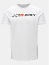 Jack & Jones Biele tričko Jack & Jones s potlačou