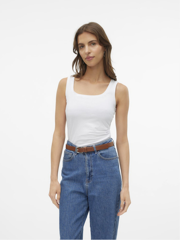 Vero Moda Biele dámske tielko Vero Moda Lulu
