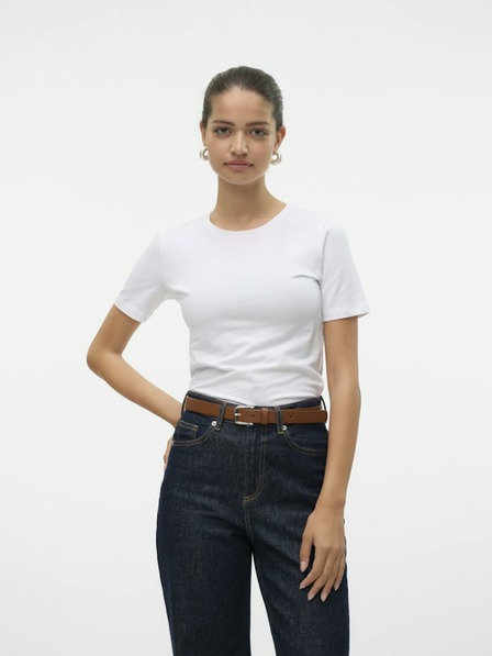 Vero Moda Biele dámske tričko Vero Moda Lulu