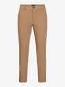Jack & Jones Hnedé pánske nohavice Jack & Jones Marco