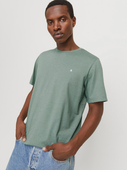 Jack & Jones Zelené pánske tričko Jack & Jones Paulos