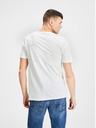 Jack & Jones Súprava dvoch bielych základných tričiek s výstrihom do V Jack & Jones