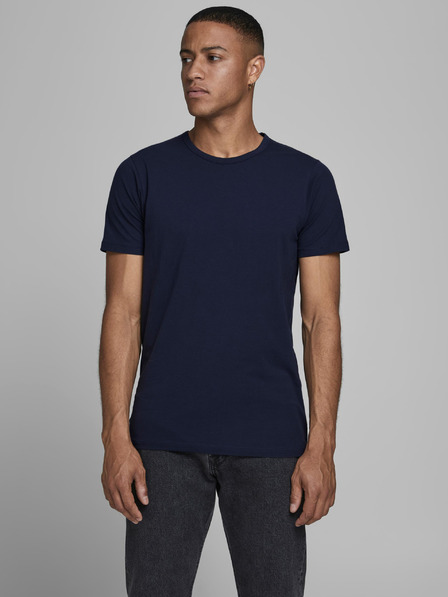 Jack & Jones Tmavomodré základné tričko Jack & Jones