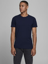 Jack & Jones Tmavomodré základné tričko Jack & Jones