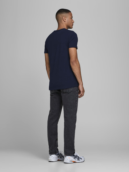 Jack & Jones Tmavomodré základné tričko Jack & Jones