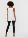 Vero Moda Biele základné tielko VERO MODA Maxi