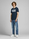 Jack & Jones Tmavomodré tričko Jack & Jones Corp