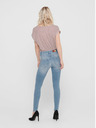ONLY Modré skinny fit skrátené džínsy ONLY Blush