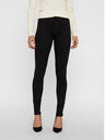 Vero Moda Čierne slim fit džínsy VERO MODA Tanya