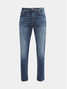 Jack & Jones Modré pánske džínsy rovného strihu Jack & Jones Mike
