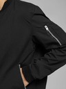 Jack & Jones Čierna pánska vodoodpudivá bunda Jack & Jones Rush