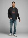 Jack & Jones Čierna pánska vodoodpudivá bunda Jack & Jones Rush
